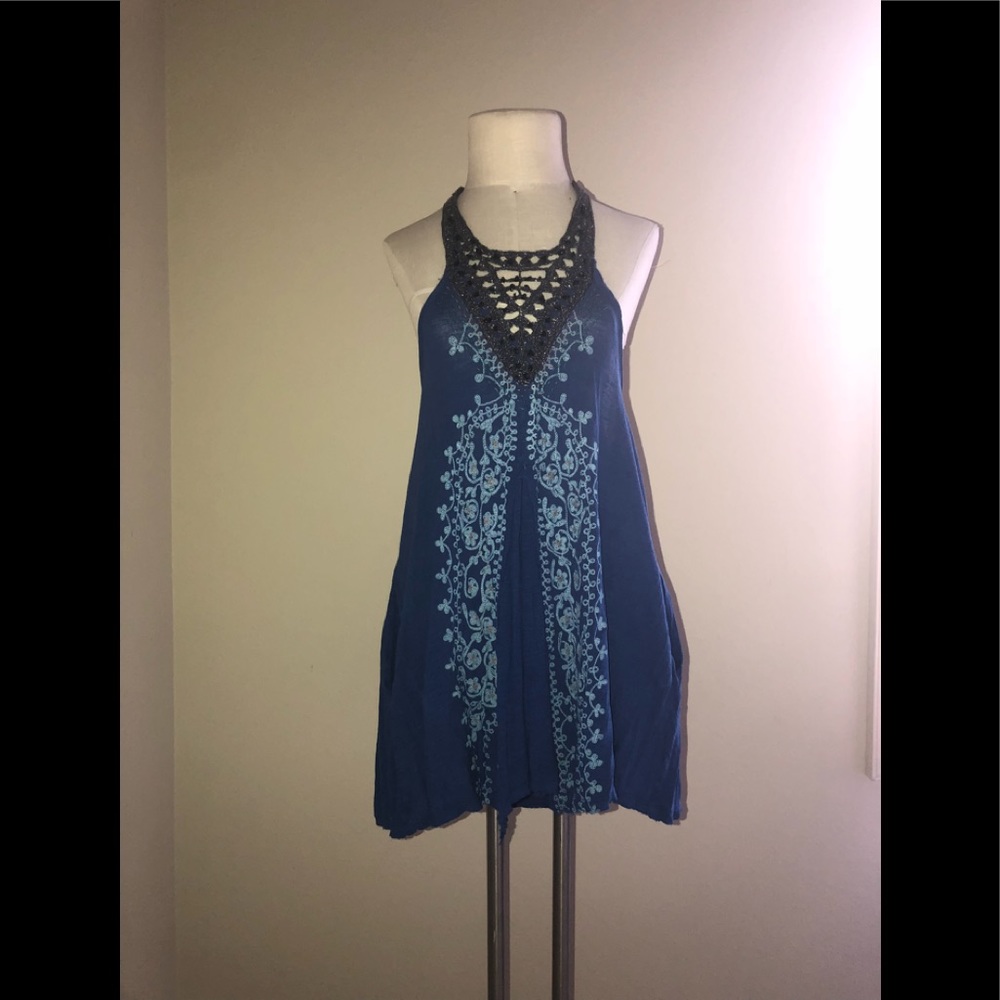 Free People Blue Beach Dress